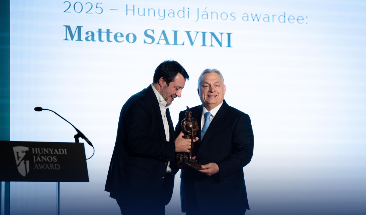 Matteo Salvini kapta idén a Hunyadi János-díjat