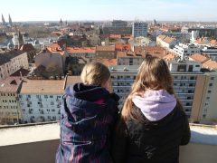 Szeged, Víz világnapja, Szent István téri víztorony, víztorony, látkép, belváros