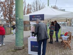 Szeged, Magyar Péter, Nemzet hangja, akció, Tisza párt, önkéntesek, politika