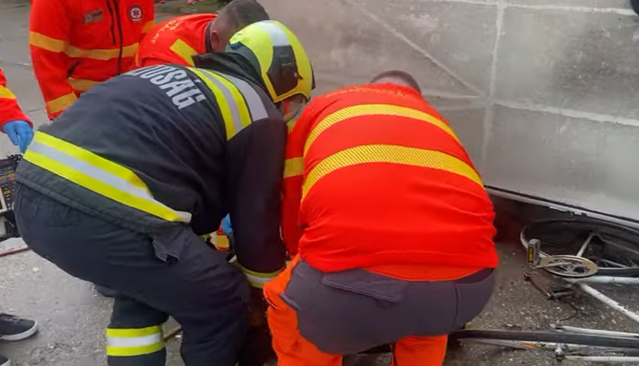 Műszaki mentési gyakorlatot tartottak Kisvárdán