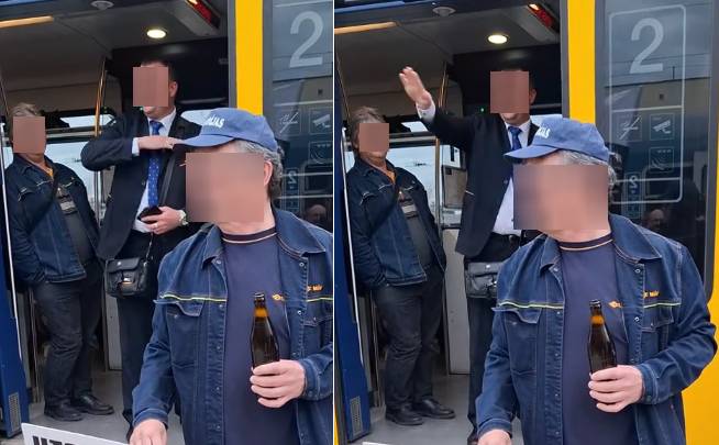 Karlendített egy kalauz