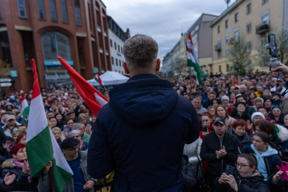 Magyar Péter Nyíregyházán