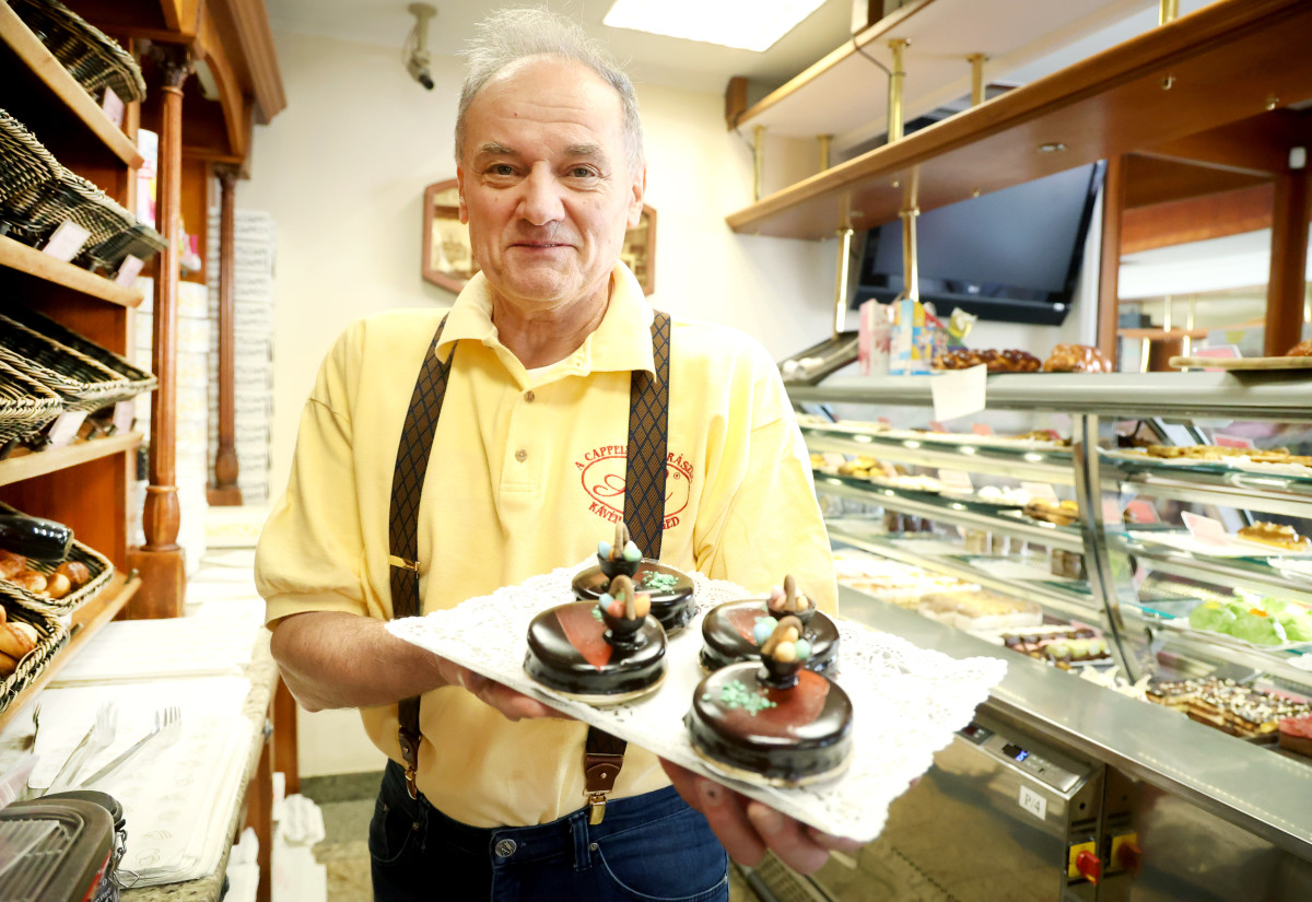 Szeged, A Cappella, cukrászda, sütemény, torta, kalács, húsvét, Gyuris László