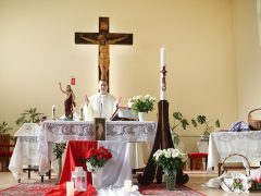 Szeged, húsvét, szentmise, mise, templom, egyház, vallás, étel szentelés, Móravárosi templom