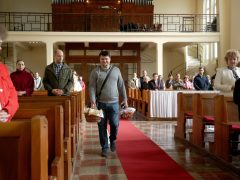 Szeged, húsvét, szentmise, mise, templom, egyház, vallás, étel szentelés, Móravárosi templom