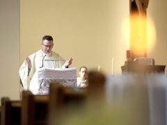 Szeged, húsvét, szentmise, mise, templom, egyház, vallás, étel szentelés, Móravárosi templom