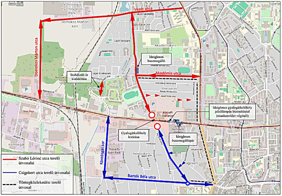 Indul a 33. számú főút egyik fontos debreceni csomópontjának fejlesztése