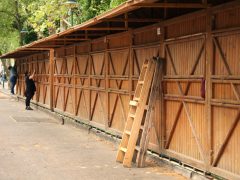 Szeged, bódé, bódé építés, Széchenyi tér, Borfesztivál