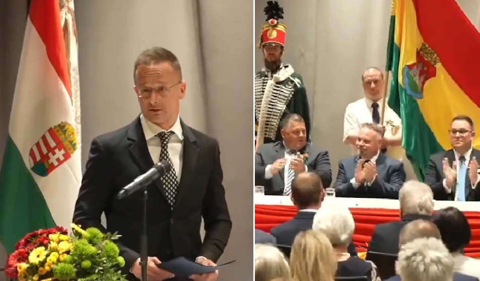 Komárom díszpolgára lett Szijjártó Péter