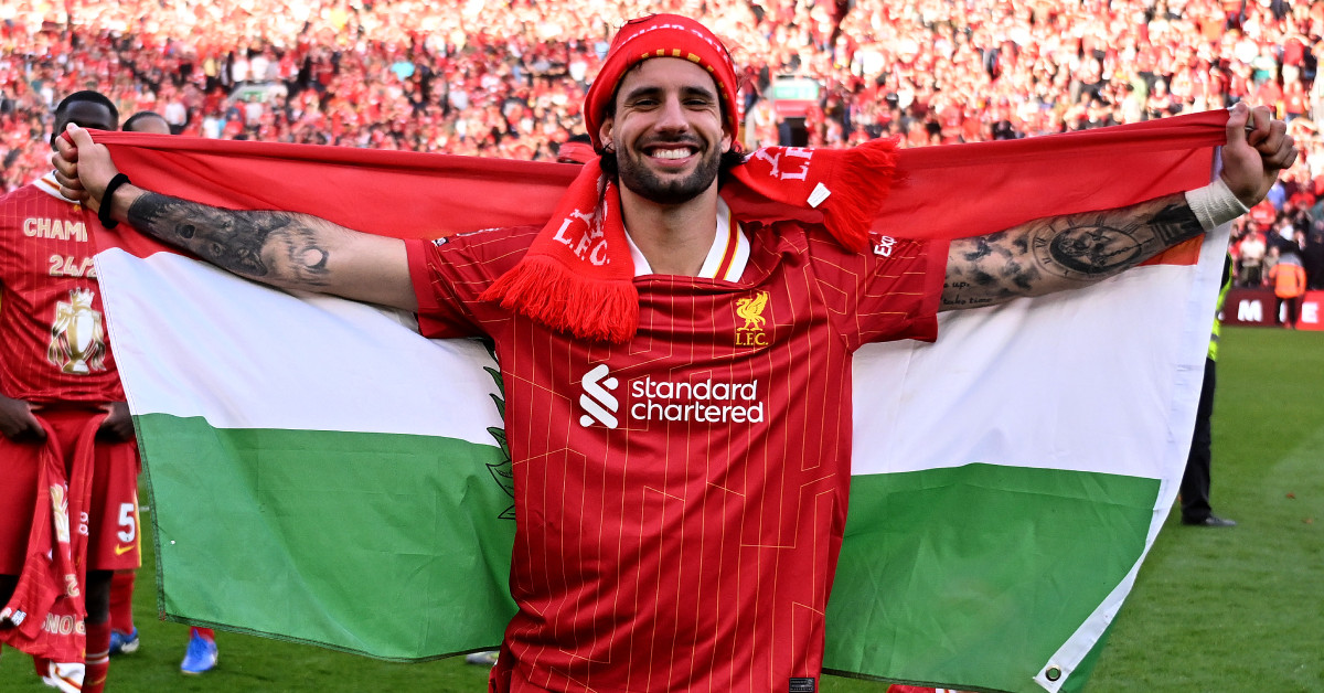 Premier League - Szoboszlai Dominik bajnok a Liverpoollal. Fotó: Nemzeti Sport hivatalos Facebook-oldala