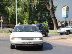 Szeged, Csonka János iskola, autós ballagás, belváros