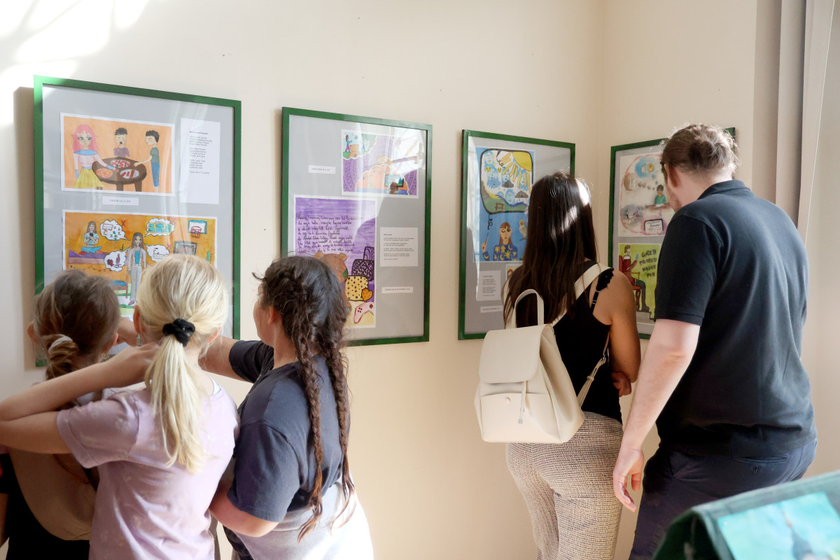 Szeged, Tabán Alapfokú Általános és Művészeti Iskola, iskola, 40 éves, kiállítás, Móra Ferenc Múzeum