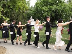 Szeged, Kőrösy József iskola, ballagás, Stefánia