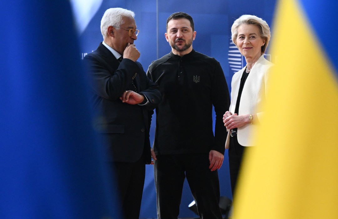 Ursula von der Leyen szerint Ukrajnát gyorsítva fel kell venni az unióba. Fotó: European Commission hivatalos FB.