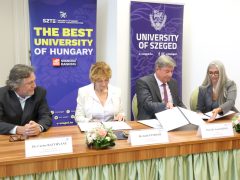 Szeged, Gazda-Patogén Interakció Központ, együttműködés, aláírás, SZTE, egyetem