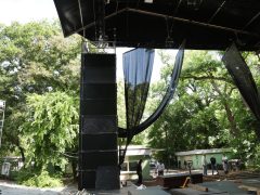 Szeged, Szegedi Szabadtéri Játékok, Újszegedi Szabadtéri, színpad, sajtóbejárás, Barnák László, Várkonyi Miklós