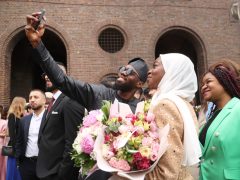 Szeged, SZTE, Orvostudományi Kar, végzős hallgatók, ballagás, Dóm tér, klinika kert