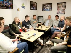 Szeged, SZTE Szedeák, kosárlabda, idényzáró, sajtóbeszélgetés, sport