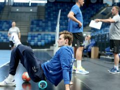 Szeged, OTP Bank Pick Szeged, kézilabda, csapat, edzés, Pick Aréna, sport