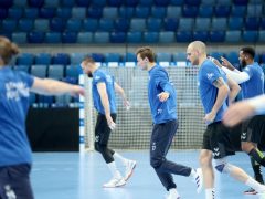 Szeged, OTP Bank Pick Szeged, kézilabda, csapat, edzés, Pick Aréna, sport