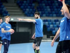 Szeged, OTP Bank Pick Szeged, kézilabda, csapat, edzés, Pick Aréna, sport