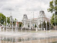 Szeged, szökőkút, Móra park