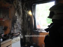 Nagy volt a riadalom a Toldin: tűz ütött ki a nyíregyházi lakásban
