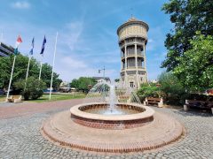 Szeged, szökőkút, Szent István tér