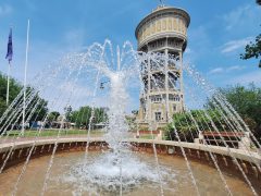 Szeged, szökőkút, Szent István tér