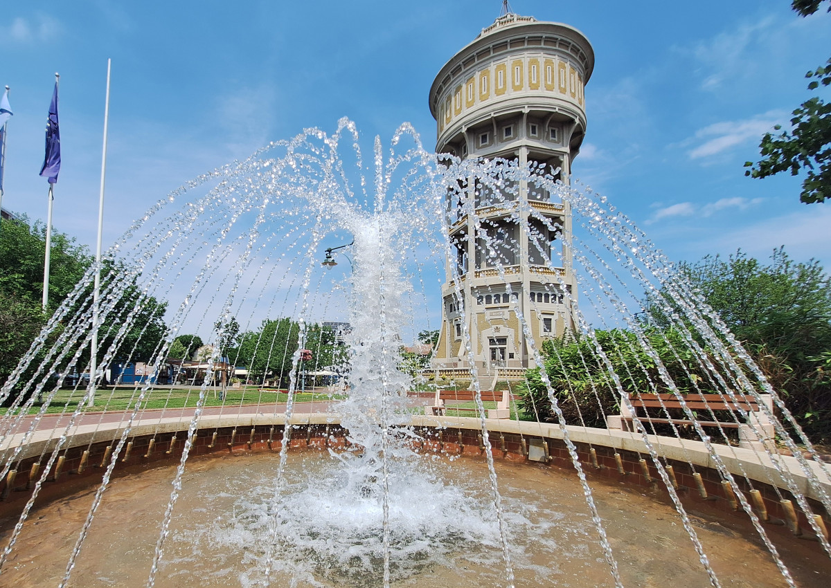 Szeged, szökőkút, Szent István tér