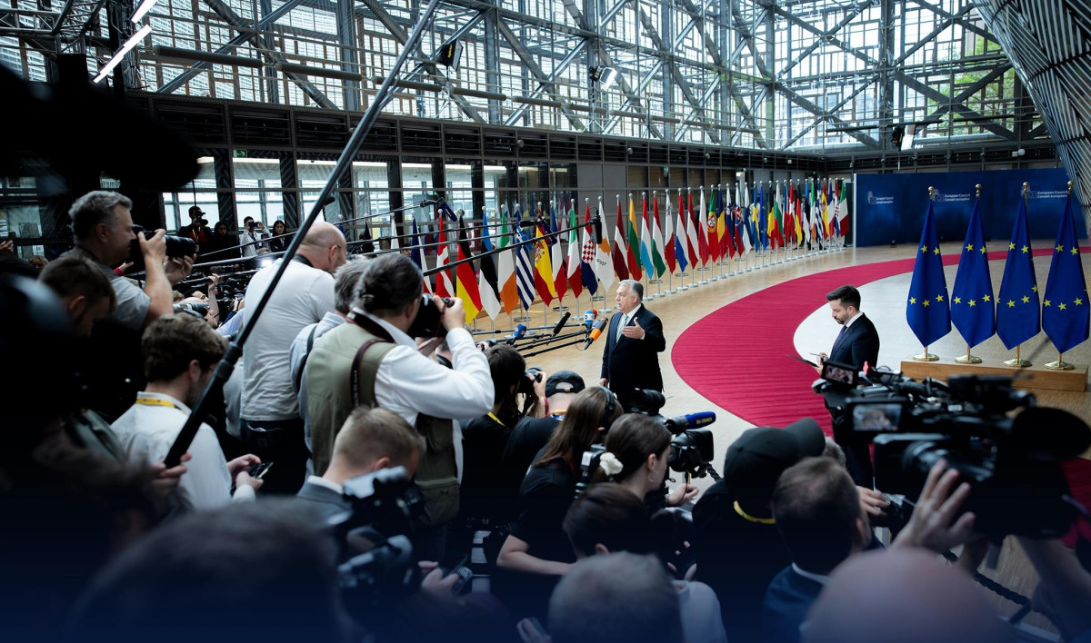 Orbán Viktor. Vok2025. Ukrajna. Brüsszel. Fotó: Orbán Viktor FB