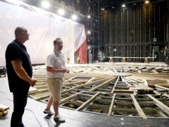 Szeged, Szegedi Nemzeti Színház, Nagyszínház, színpad felújítás, színház