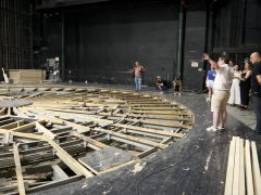 Szeged, Szegedi Nemzeti Színház, Nagyszínház, színpad felújítás, színház