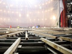 Szeged, Szegedi Nemzeti Színház, Nagyszínház, színpad felújítás, színház