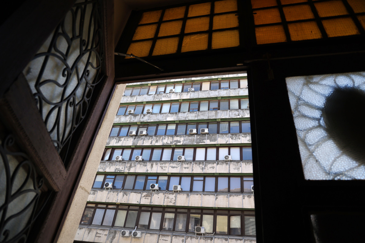 Szeged, nyár, kánikula, hőség, meleg, időjárás, klíma, légkondi, belváros, irodaház