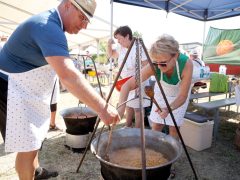 Szeged, Tarhonyafesztivál, tarhonya, bogrács, főzés, Tápé